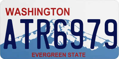 WA license plate ATR6979