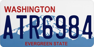WA license plate ATR6984
