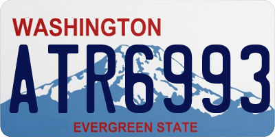 WA license plate ATR6993