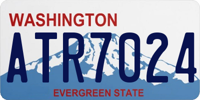 WA license plate ATR7024