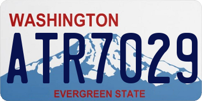 WA license plate ATR7029
