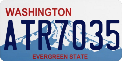 WA license plate ATR7035