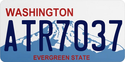 WA license plate ATR7037