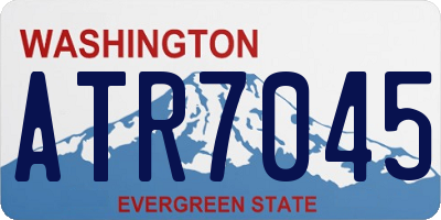 WA license plate ATR7045