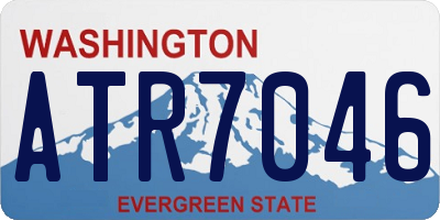 WA license plate ATR7046