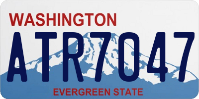 WA license plate ATR7047