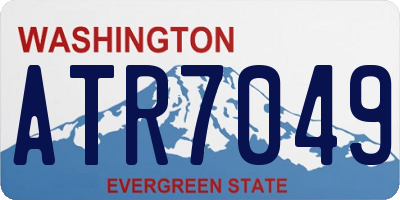 WA license plate ATR7049