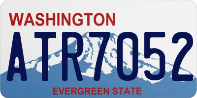 WA license plate ATR7052