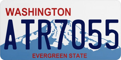 WA license plate ATR7055