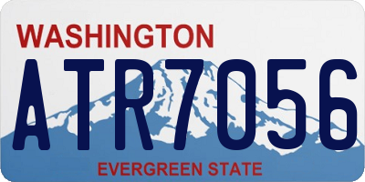 WA license plate ATR7056