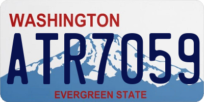 WA license plate ATR7059