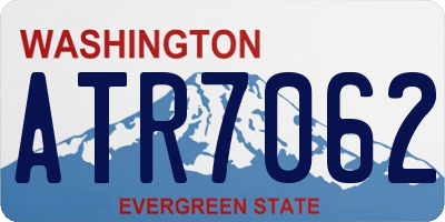 WA license plate ATR7062