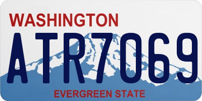 WA license plate ATR7069