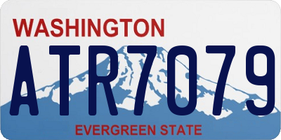 WA license plate ATR7079