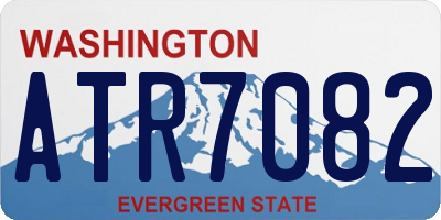 WA license plate ATR7082