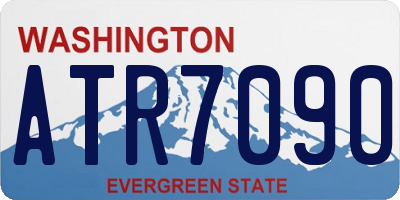WA license plate ATR7090