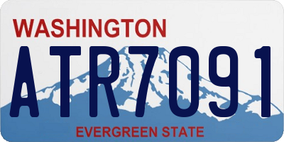 WA license plate ATR7091
