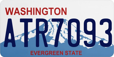 WA license plate ATR7093