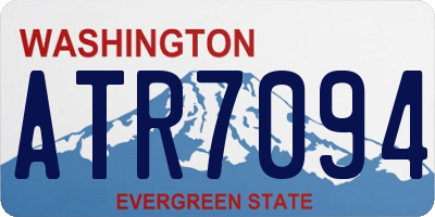 WA license plate ATR7094