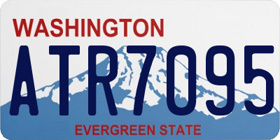 WA license plate ATR7095