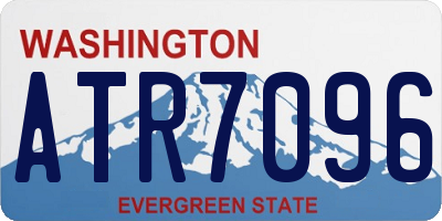 WA license plate ATR7096