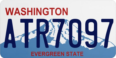 WA license plate ATR7097