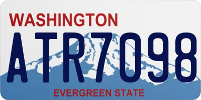 WA license plate ATR7098