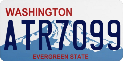 WA license plate ATR7099