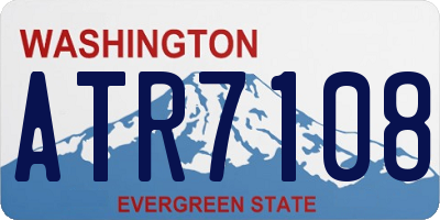 WA license plate ATR7108