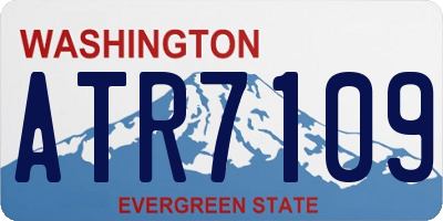 WA license plate ATR7109