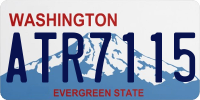 WA license plate ATR7115