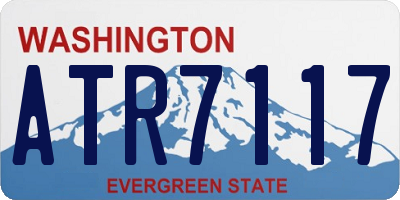 WA license plate ATR7117