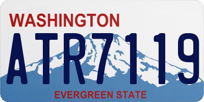 WA license plate ATR7119