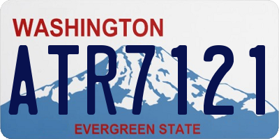 WA license plate ATR7121