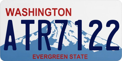 WA license plate ATR7122
