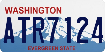 WA license plate ATR7124