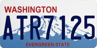 WA license plate ATR7125