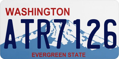WA license plate ATR7126
