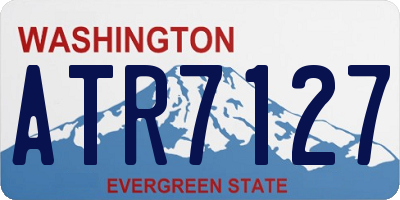 WA license plate ATR7127