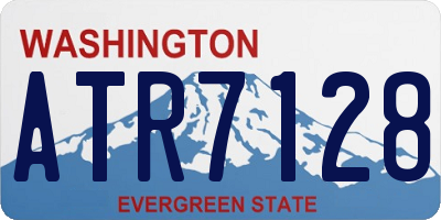 WA license plate ATR7128