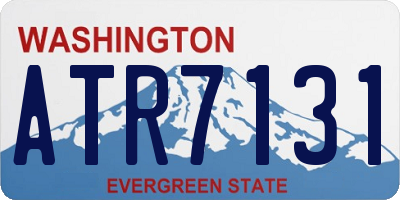 WA license plate ATR7131