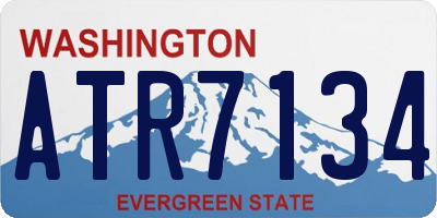 WA license plate ATR7134