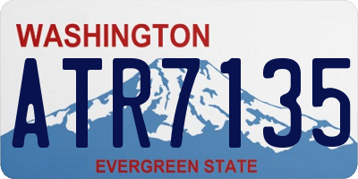 WA license plate ATR7135