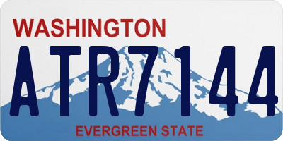 WA license plate ATR7144