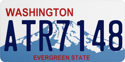 WA license plate ATR7148