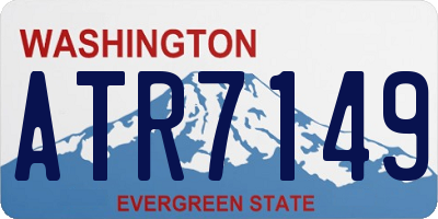 WA license plate ATR7149
