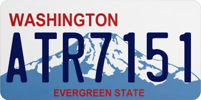WA license plate ATR7151
