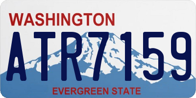 WA license plate ATR7159