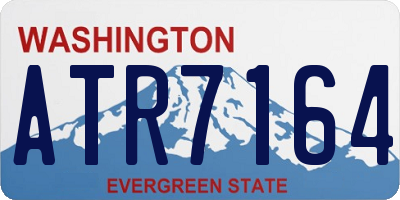 WA license plate ATR7164