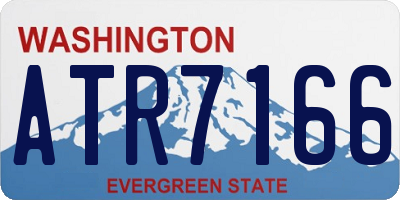 WA license plate ATR7166